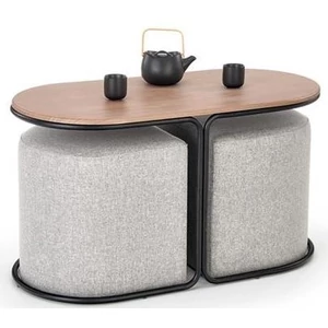 Pampa dohányzóasztal puffokkal