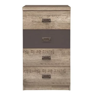 Malcolm keskeny komód (KOM4S/50)