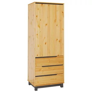 Lexa 2 ajtós, 3 fiókos, akasztós szekrény (22)