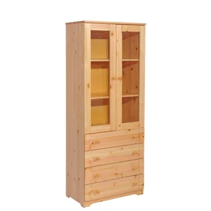 Balázs 4 fiókos, üveges szekrény (3515)