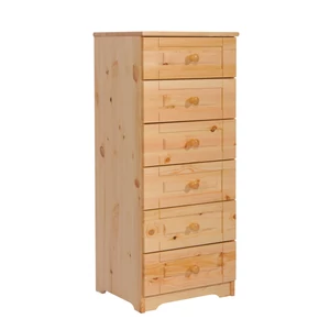 Petra 6 fiókos keskeny komód (3005)