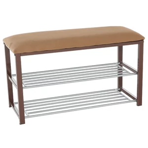 Langella cipőtartós pad, sötétbarna