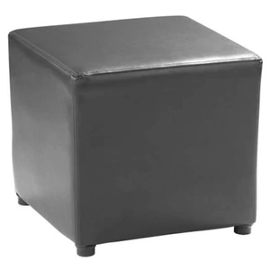 Niki new puff, fekete textilbőr