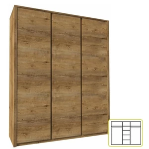 Montana gardróbszekrény (S3D)