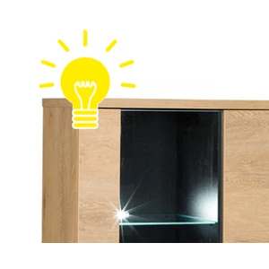 Siran vitrines komódhoz LED világítás