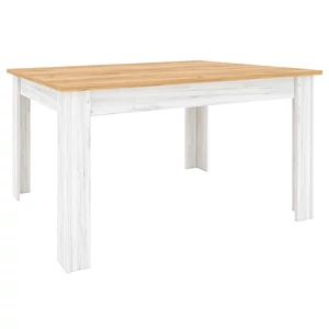 Sudbury bővíthető étkezőasztal, fehér craft és arany craft tölgy (135–184 cm)