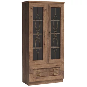 Tedy vitrines kétajtós szekrény (T8)