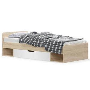 Teyo ágykeret, sonoma tölgy - fehér (1S/90)