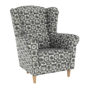 Charlot fotel virágos patchwork mintával
