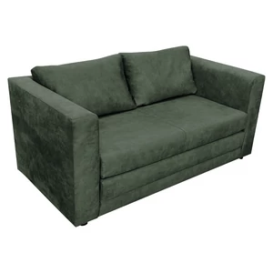 Kihúzható kanapé, zöld, BEJA