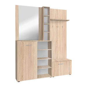 Előszobai készlet, sonoma tölgy, FANDU