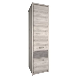 Polcállvány 2D1S, nairobi gesztenye/onix, JESI NEW