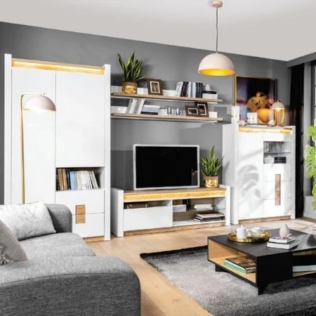 Alameda elemes bútorcsalád (BRW) - nappali, hálószoba, előszoba