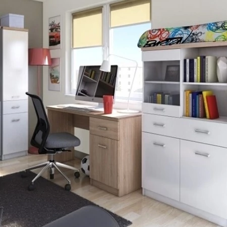 Topty elemes bútorcsalád - nappali (fehér - sonoma)