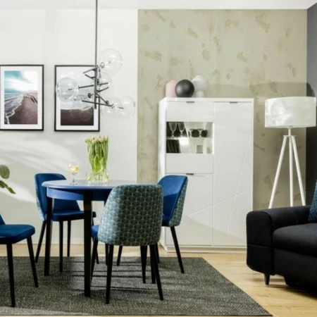 Forn elemes bútorcsalád (fehér korpusz/választható front) (BRW) - nappali, hálószoba