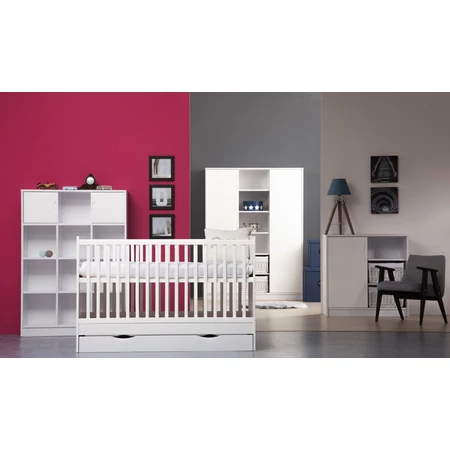 Alda jégfehér elemes bababútor