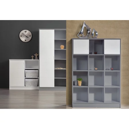 Alda selyemszürke elemes bababútor