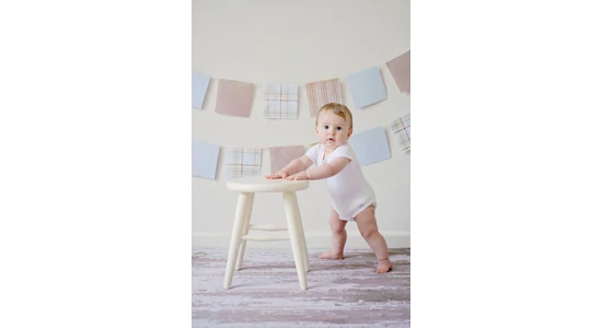 Semleges színvilág a babaszobában