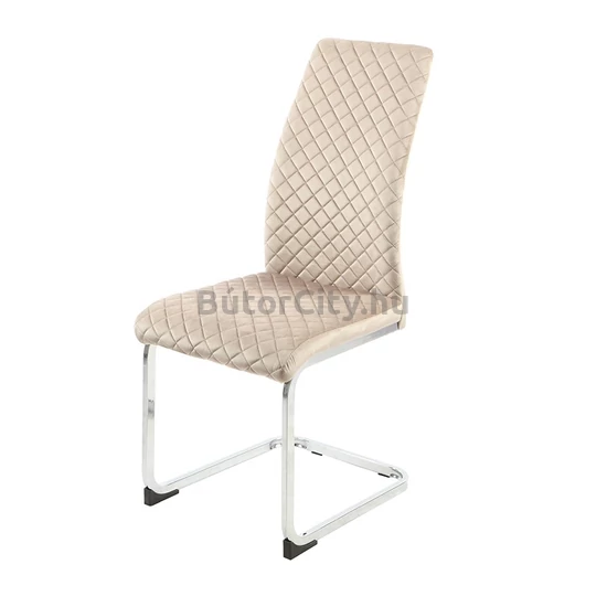 Szánkótalpas bársony szék (többféle szín)