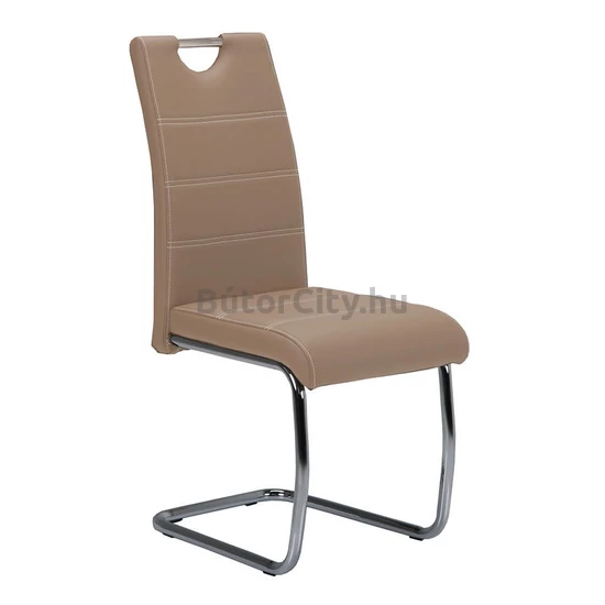Étkezőszék 102 (latte textilbőr)