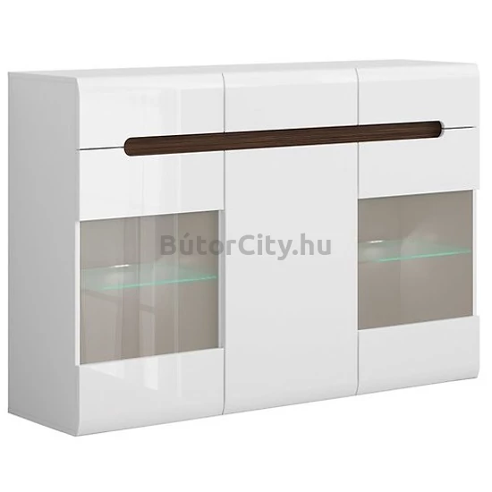 Azteca Trio vitrines komód (KOM2W1D3S/10/15)