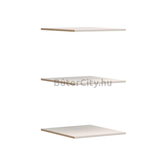Kiegészítő polcok az Anga ruhásszekrényhez, 3 db (POL)