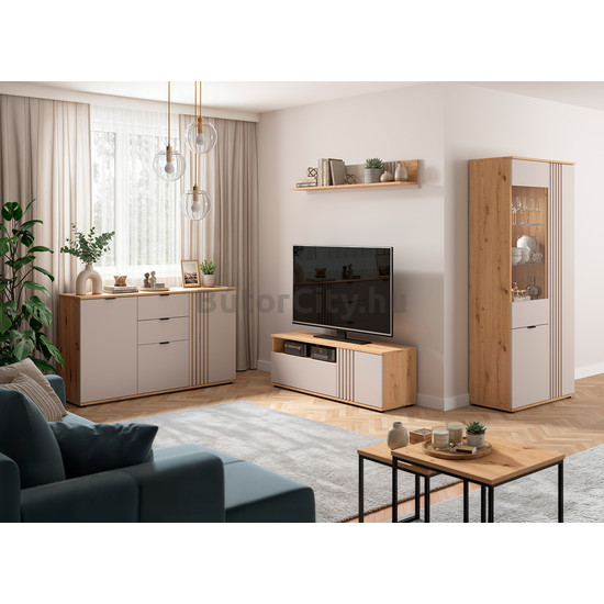 Brevas 3 ajtós vitrin (REG2D1W/90)