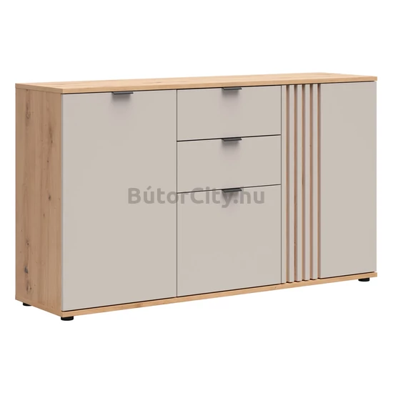 Brevas 3 ajtós, 2 fiókos komód (KOM3D2S)