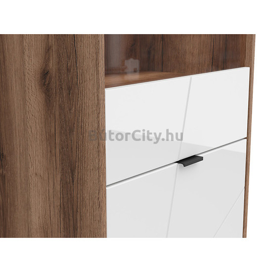 Forn vitrin (REG1D1W) (delano tölgy korpusz/választható front)