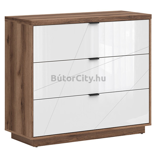 Forn 3 fiókos komód (KOM3S) (delano tölgy korpusz/választható front) Forn 3 fiókos komód (KOM3S) (delano tölgy korpusz/választható front)