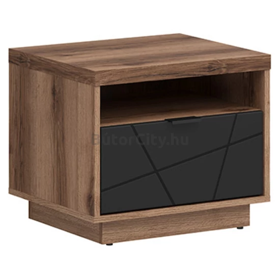 Forn éjjeliszekrény (KOM1S) (delano tölgy korpusz/választható front)