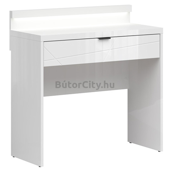 Forn fésülködő asztal + LED (TOL1S) (fehér korpusz/választható front)