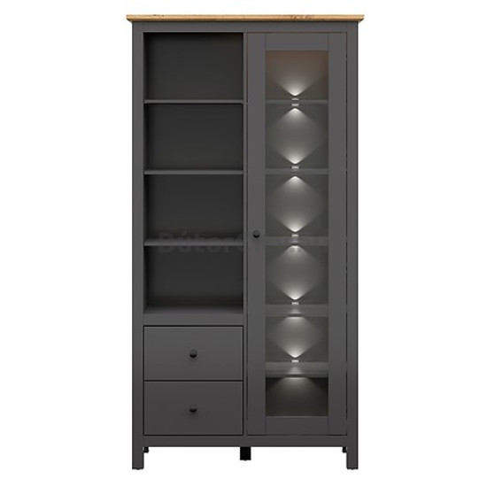 Hesen nagy vitrin (REG1W2S/20/11) (grafit) Hesen nagy vitrin (REG1W2S/20/11) (grafit)