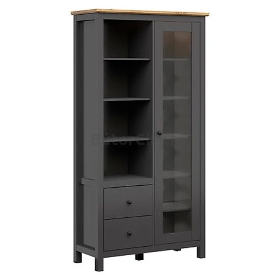 Hesen nagy vitrin (REG1W2S/20/11) (grafit)