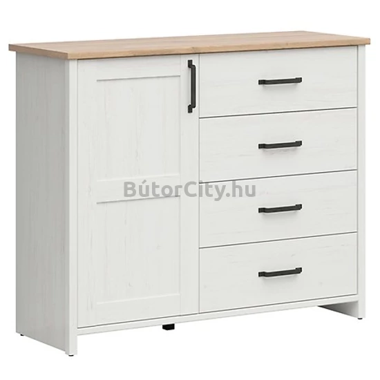 Loksa fiókos komód (KOM1D4S)