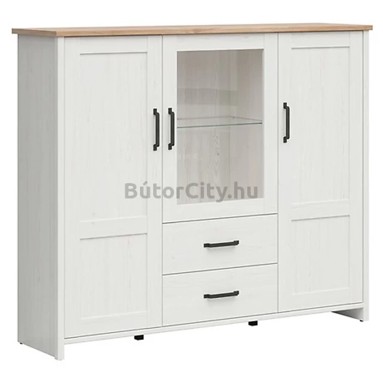 Loksa vitrines komód (REG2D1W2S)