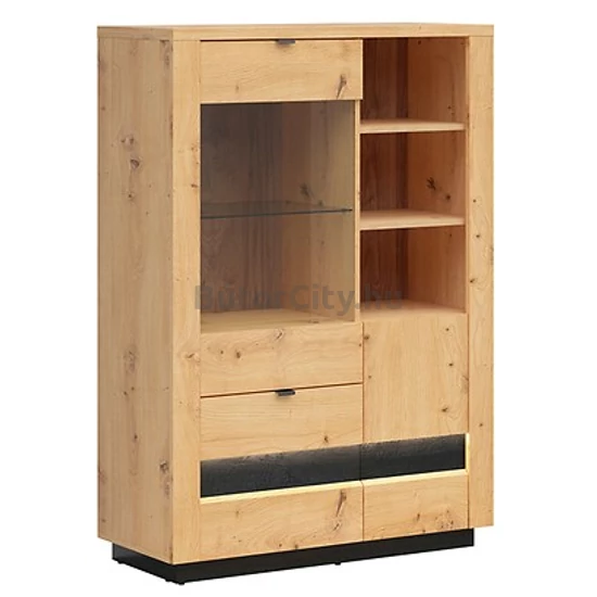 Ostia alacsony vitrines szekrény (REG1D1W2S/15/10)