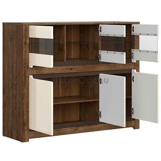 Ruso vitrines komód (KOM3W3D) Ruso vitrines komód (KOM3W3D)