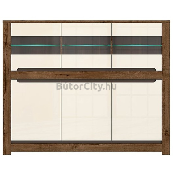 Ruso vitrines komód (KOM3W3D) Ruso vitrines komód (KOM3W3D)