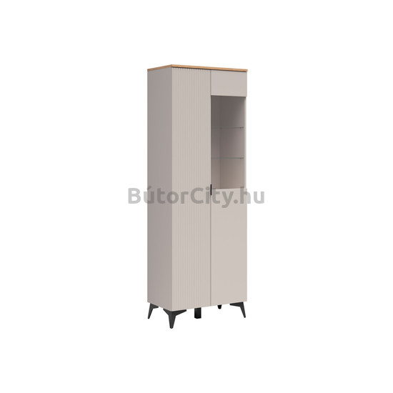 Velton magas vitrines szekrény (REG1D1W-A)