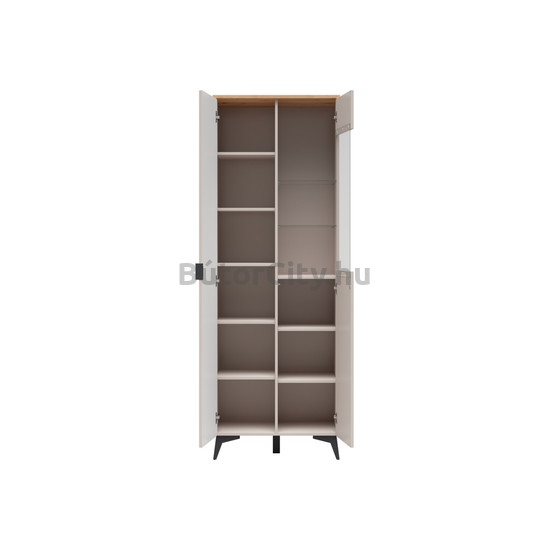 Velton magas vitrines szekrény (REG1D1W-A) Velton magas vitrines szekrény (REG1D1W-A)
