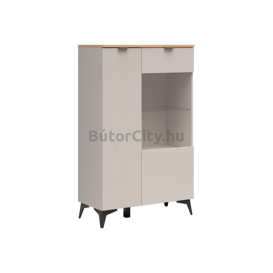 Velton alacsony vitrines szekrény (REG1D1W-B)