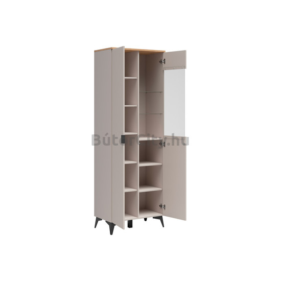 Velton magas vitrines szekrény (REG1D1W-A) Velton magas vitrines szekrény (REG1D1W-A)
