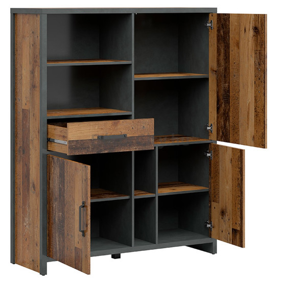 Weston kombinált szekrény oldstyle (REG3D1S)