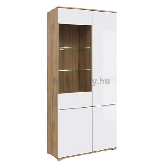 Zele széles vitrin (REG1W3D)