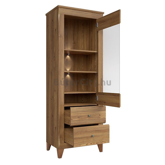 Bergen egyajtós vitrin (REG1W2S)