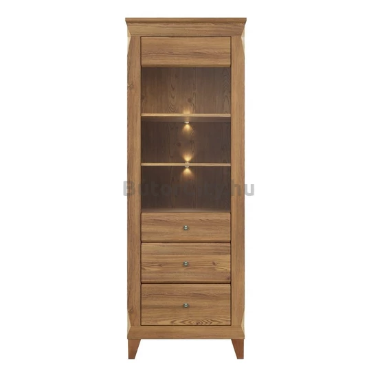 Bergen egyajtós vitrin (REG1W2S)