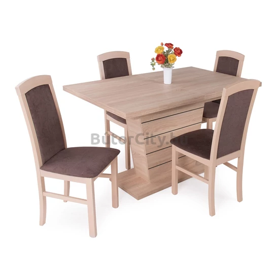 Fanni 2 étkezőasztal (85 cm*135-175 cm*78 cm)