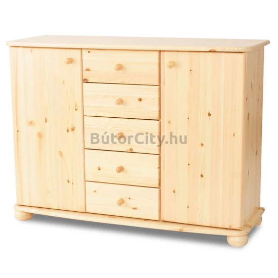 Anikó 5 fiókos 2 ajtós komód