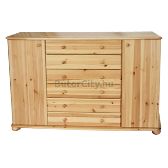 Anikó 6 nagy fiókos 2 ajtós komód